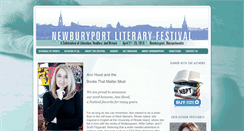 Desktop Screenshot of newburyportliteraryfestival.org
