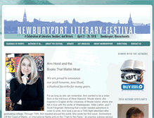 Tablet Screenshot of newburyportliteraryfestival.org